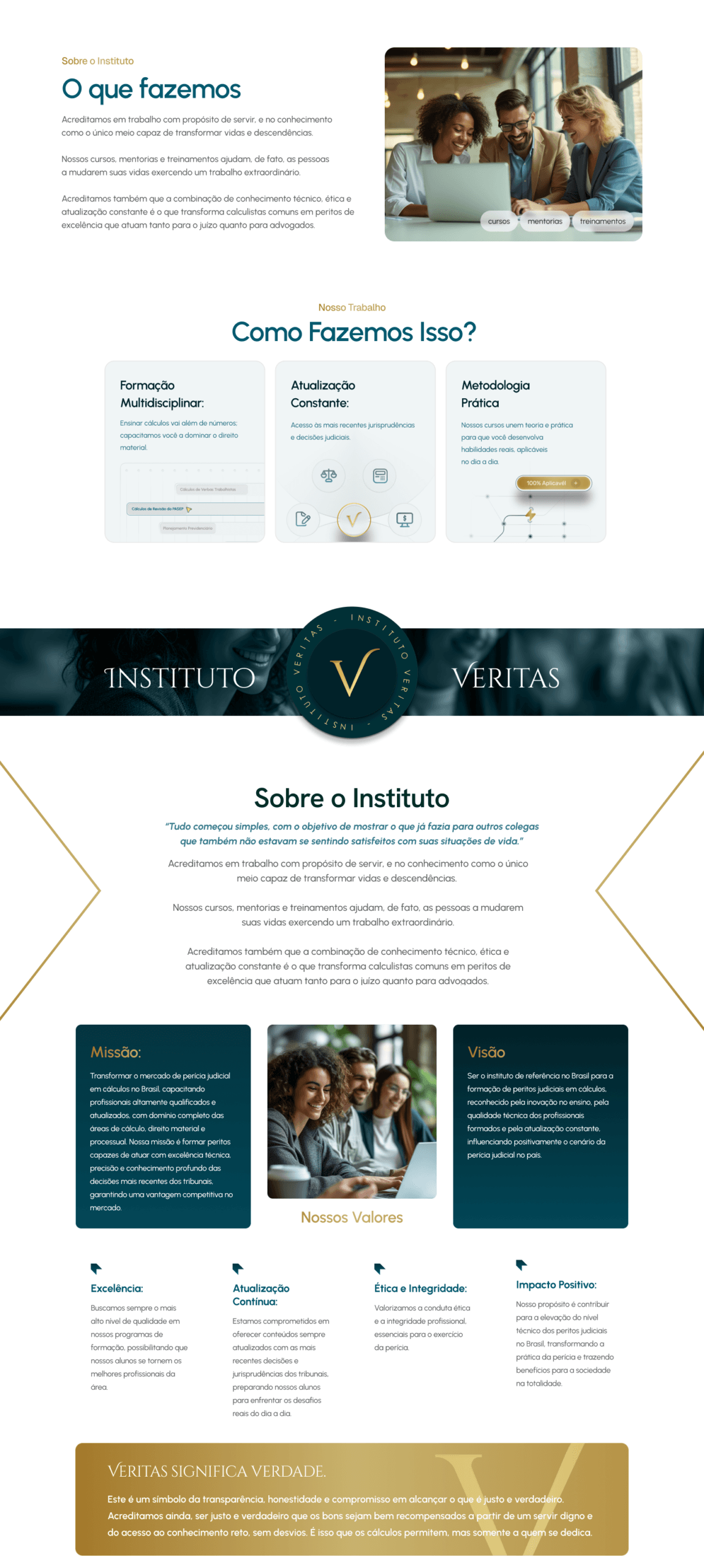 Veritas — seção